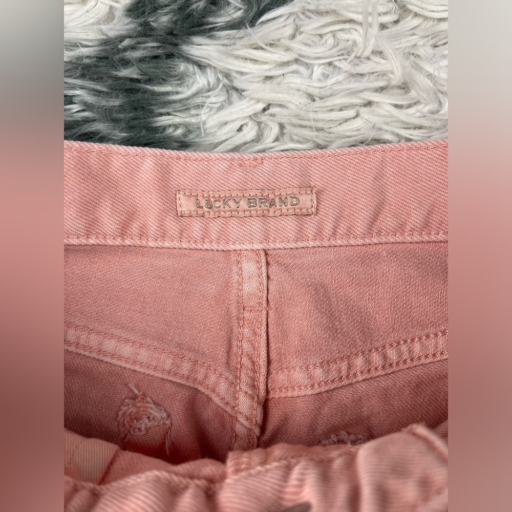 Lucky Brand Women's Pink Relaxed Shorts Size 0/25 - Picture 2 of 9